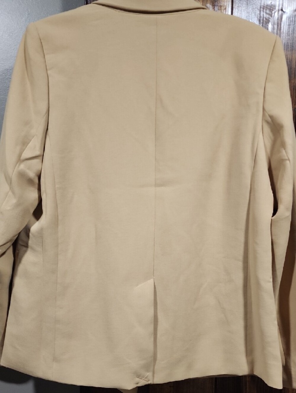 Women’s Tan Blazer Jacket - Picture 4 of 4